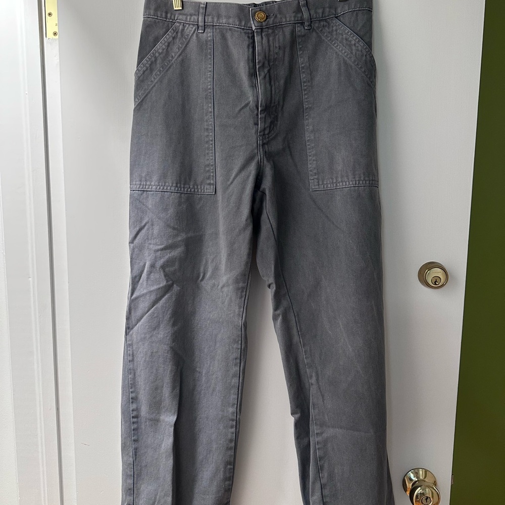 Big Bud Press Work Pants in Washed Grey - Picture 3 of 4